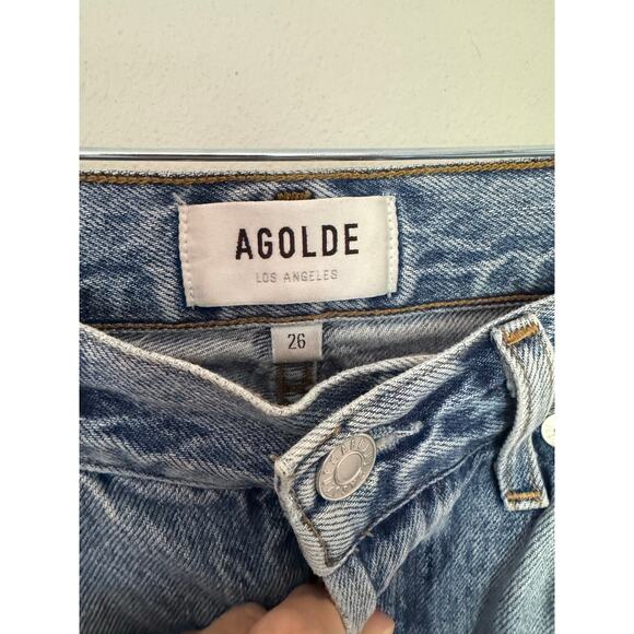 Agolde | Riley Hi Rise Double Pocket Straight Crop in Pressure / size 26 - Picture 4 of 11